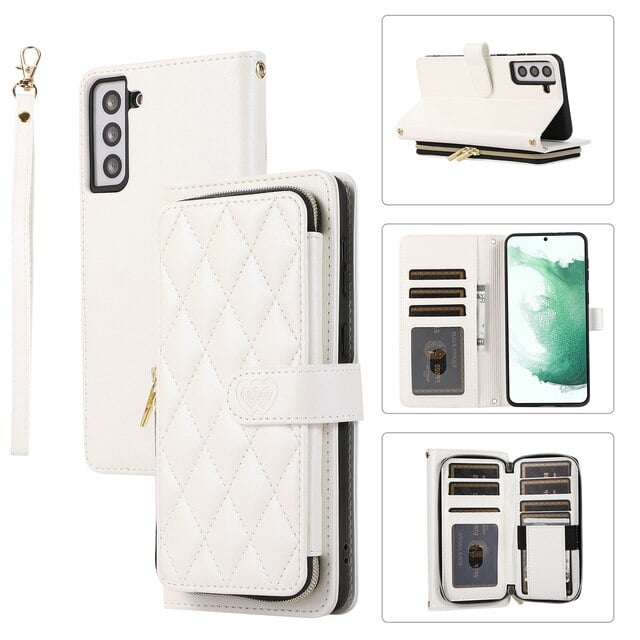 Funda cartera con correa cruzada para Samsung Galaxy A14/A34/A54