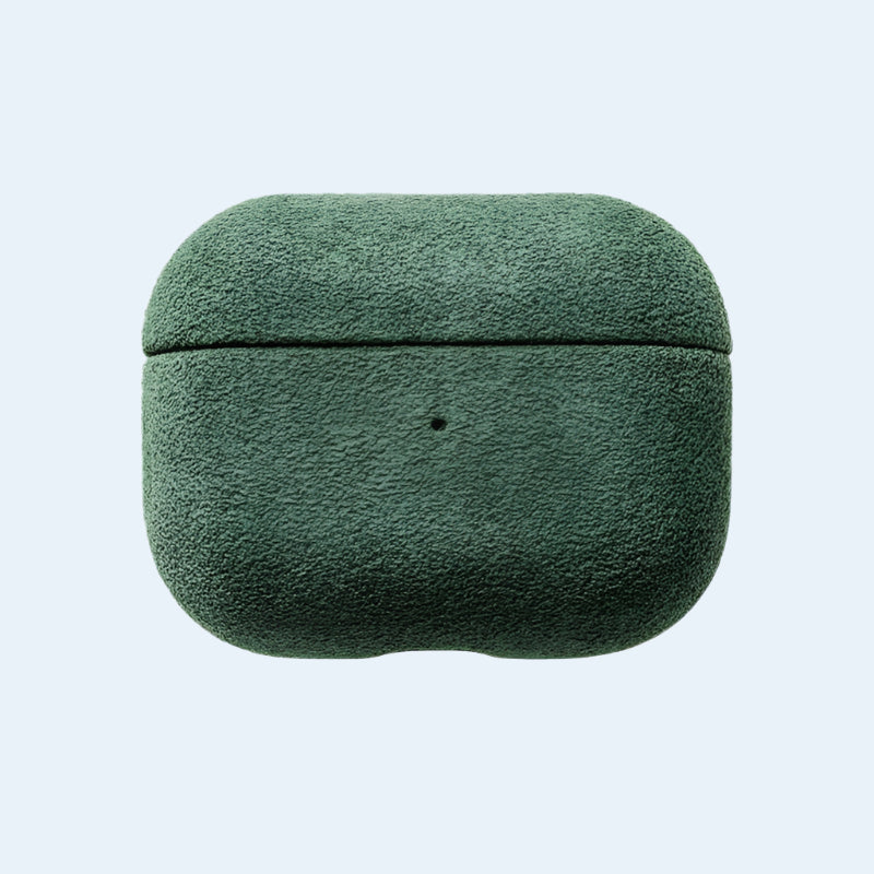 Funda AirPods Alcantara - Verde Medianoche