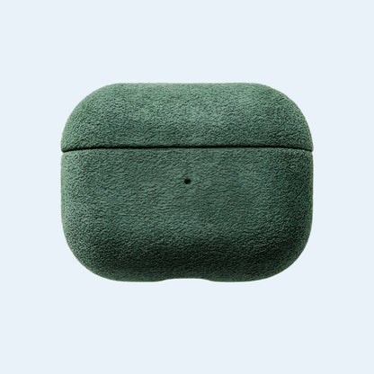 Funda AirPods Alcantara - Verde Medianoche