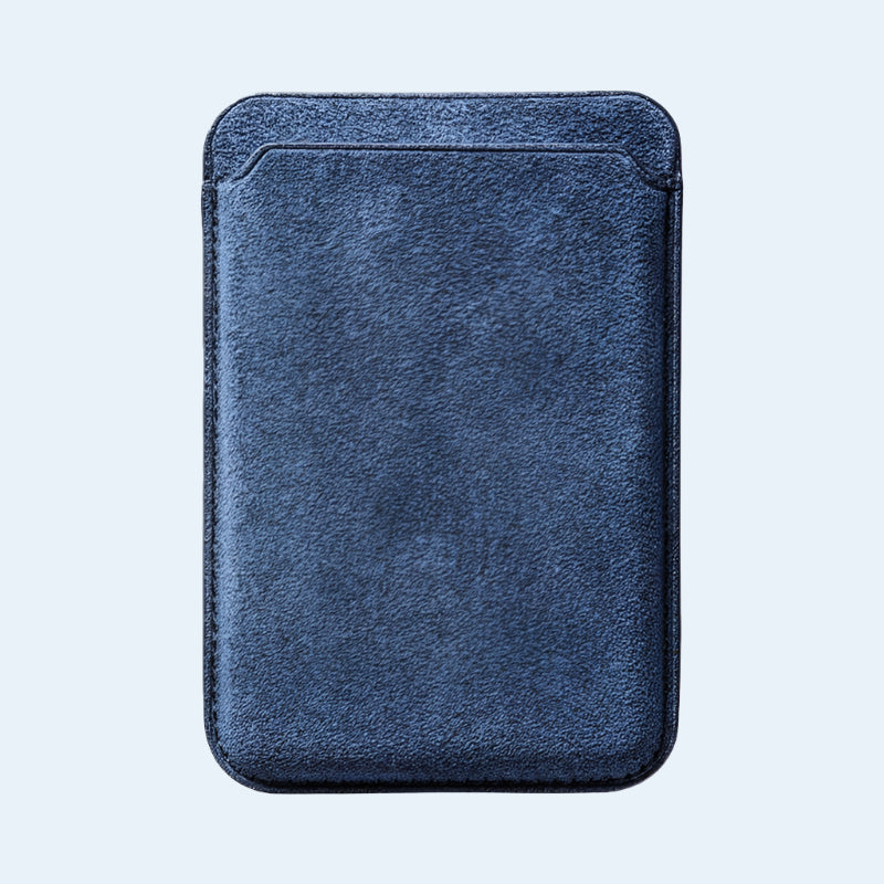 Cartera MagSafe Alcantara - Azul Océano