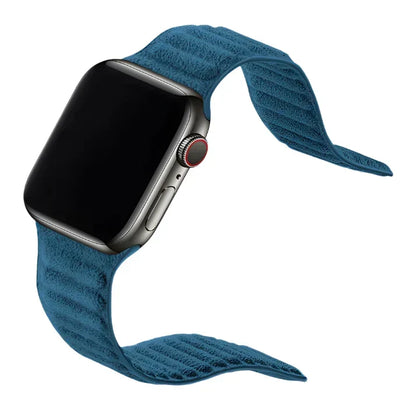 Correa Deportiva Alcantara para Apple Watch - Azul Océano