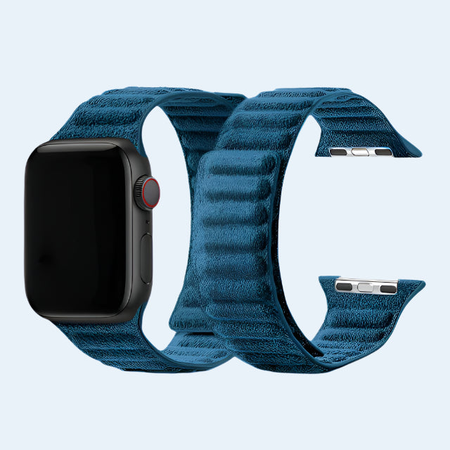 Correa Deportiva Alcantara para Apple Watch - Azul Océano