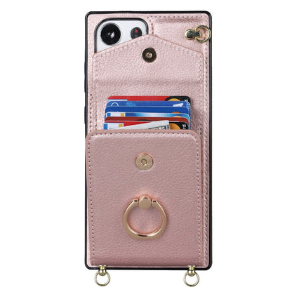 Funda cartera Samsung con correa cruzada y tarjetero, anillo soporte ajustable
