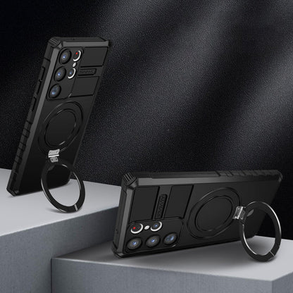 Funda Samsung magnética con soporte plegable y carga inalámbrica