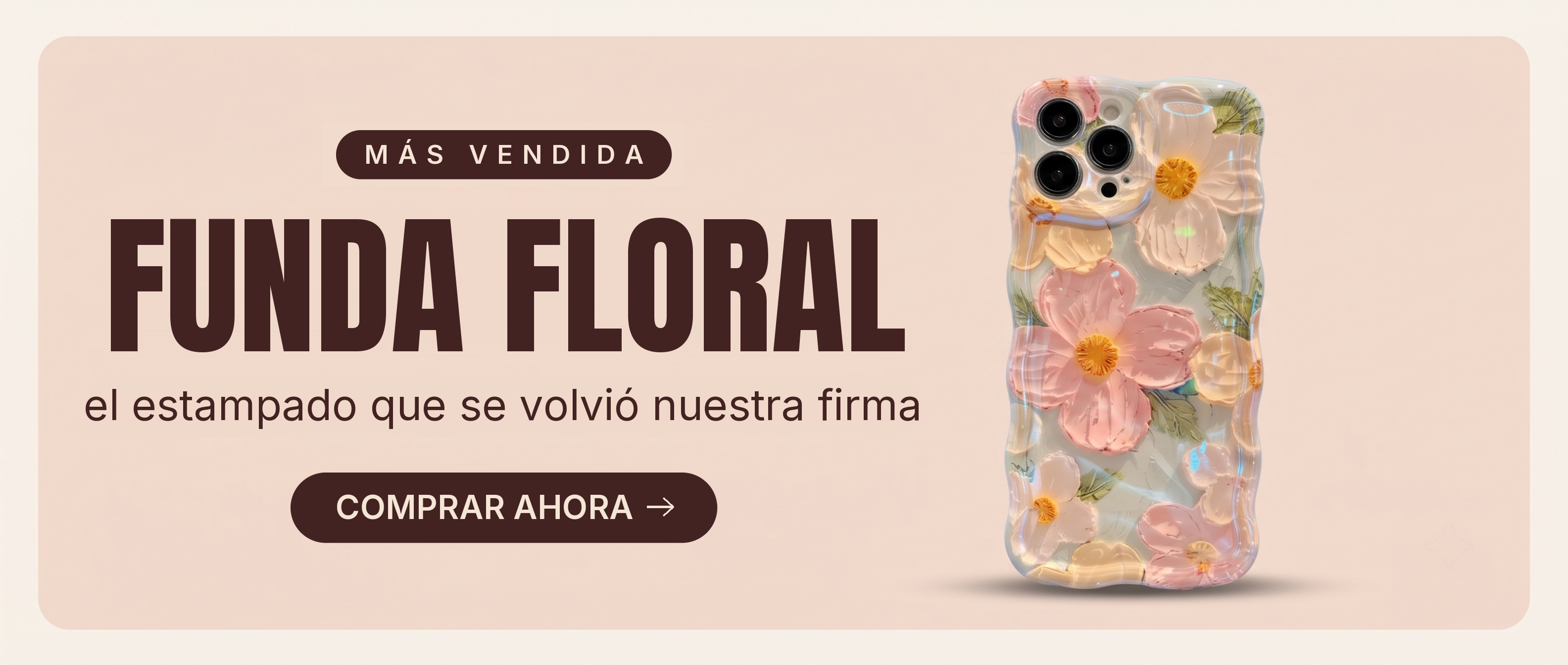 Funda Floral - el estampado que se volvió nuestra firma