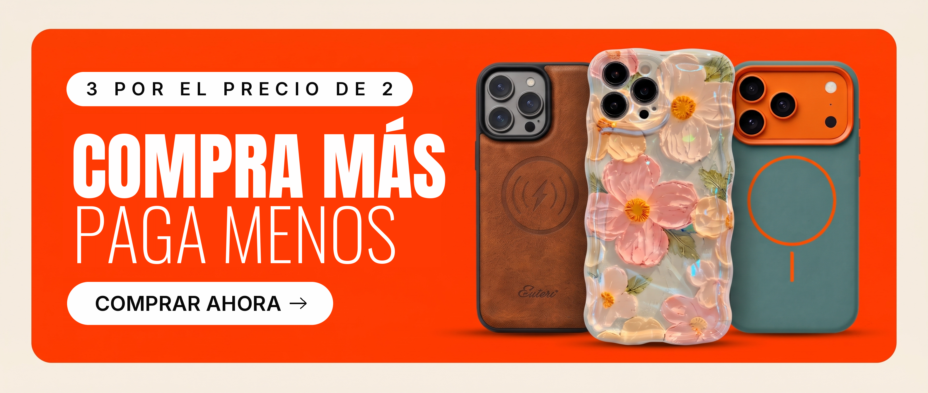 Compra más, paga menos - Compra 3, paga 2