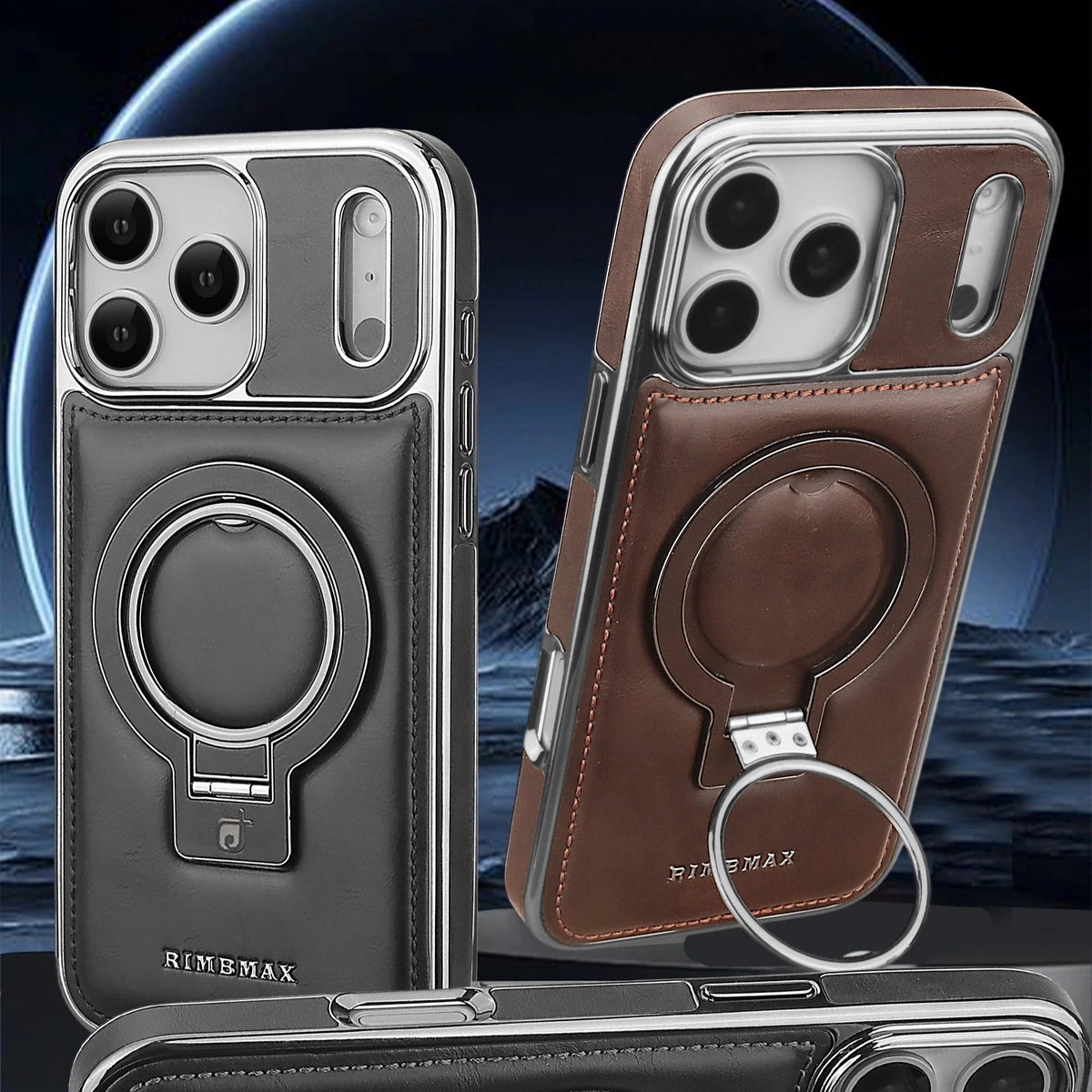 Funda MagSafe de piel de lujo para iPhone: soporte y protección premium
