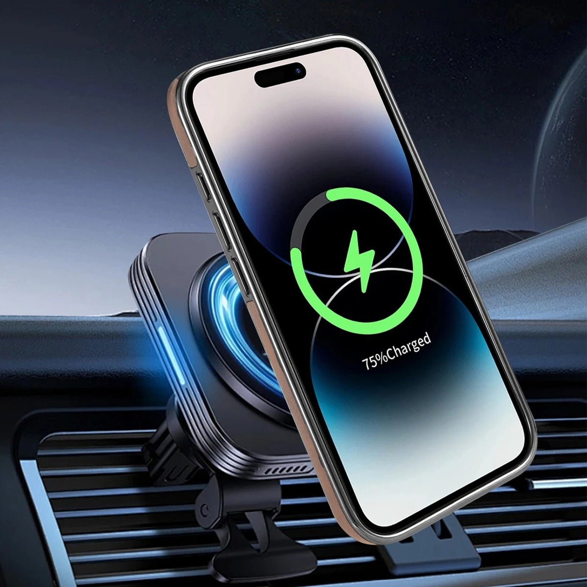 Funda MagSafe de piel de lujo para iPhone: soporte y protección premium